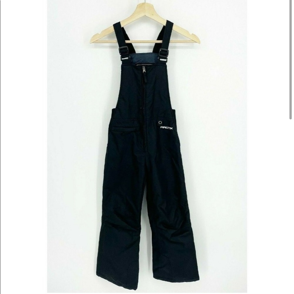 Arctix Youth Kids Black Insulated 3K Snowboard Ski Pants Bib Overalls Size Small